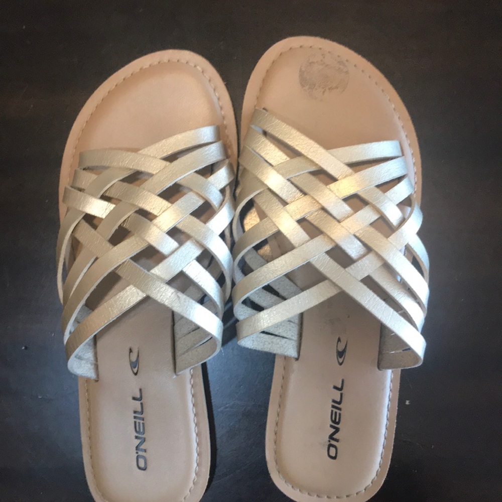 O’Neill gold sandals